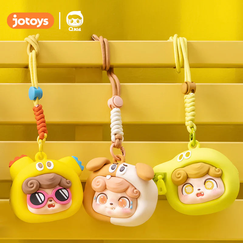 Q KID Emotional Monsters Series Earphone bag Blind Box, featuring 6 designs and 1 secret, available for preorder, ships by June 2025.