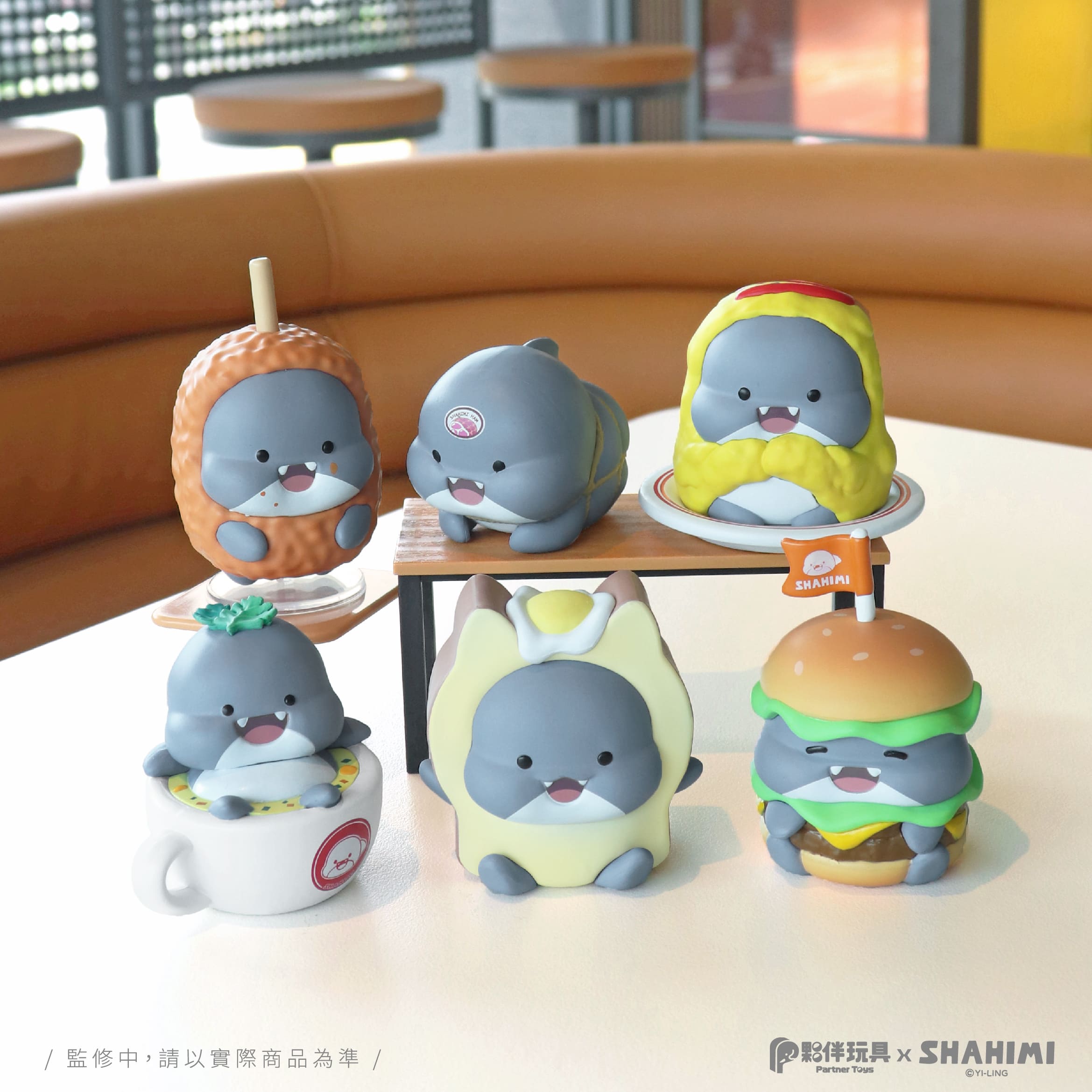 Shahimi Shark Series 3 Blind Box; preorder for six unique toy designs, ships Q4 2025, from Strangecat Toys' art and blind box collection.