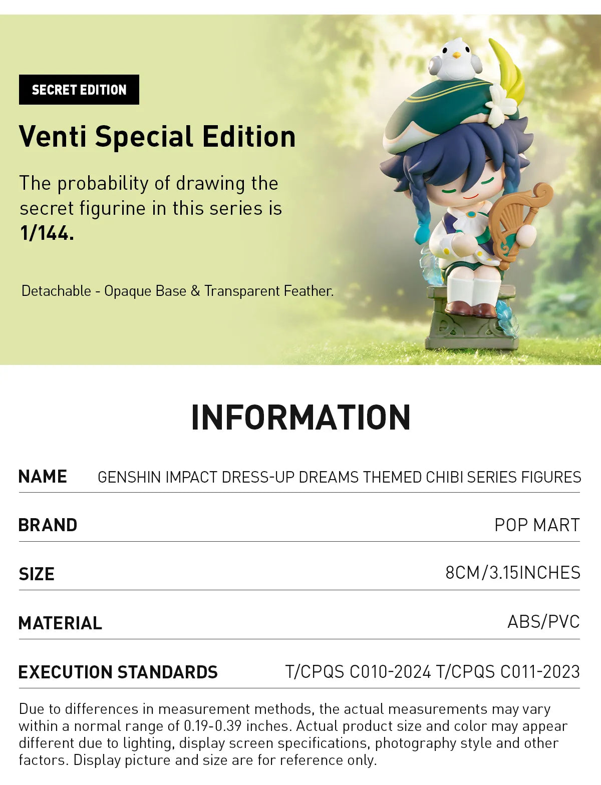 Genshin Impact Dress-Up Dreams Themed Chibi Blind Box Series