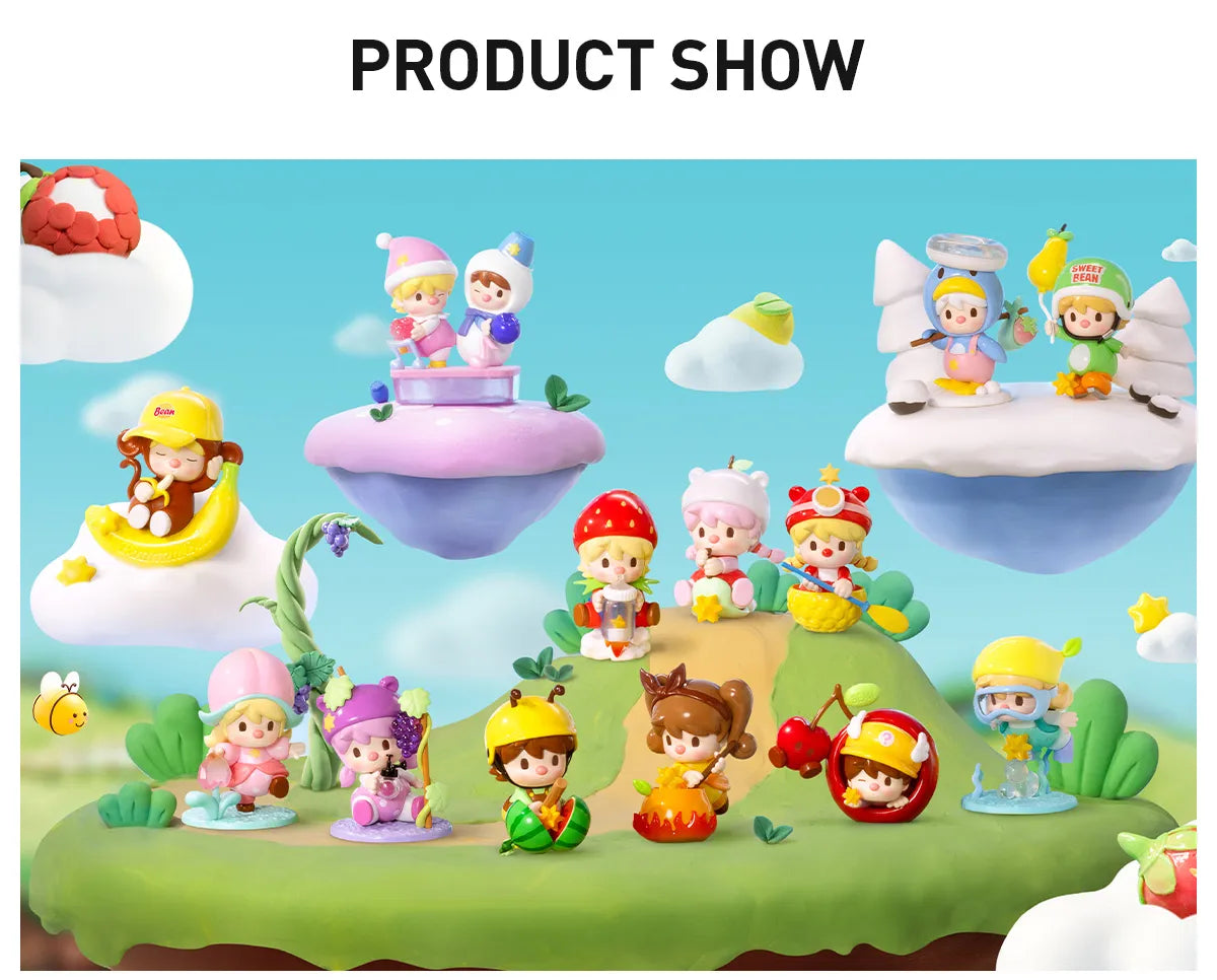 Sweet Bean Fruit World Adventure Series Figures