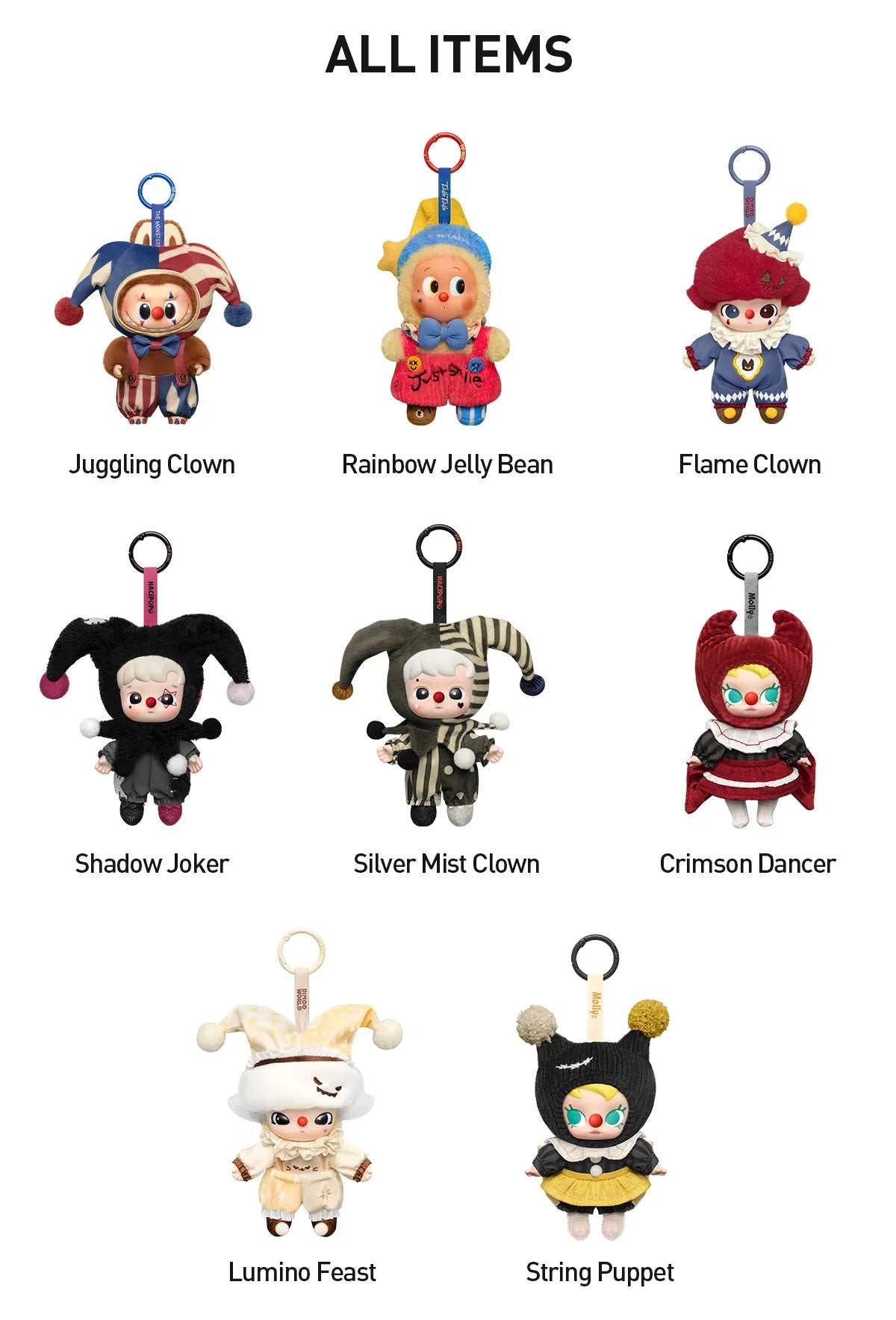 WHY SO SERIOUS Series-Vinyl Plush Pendant Blind Box
