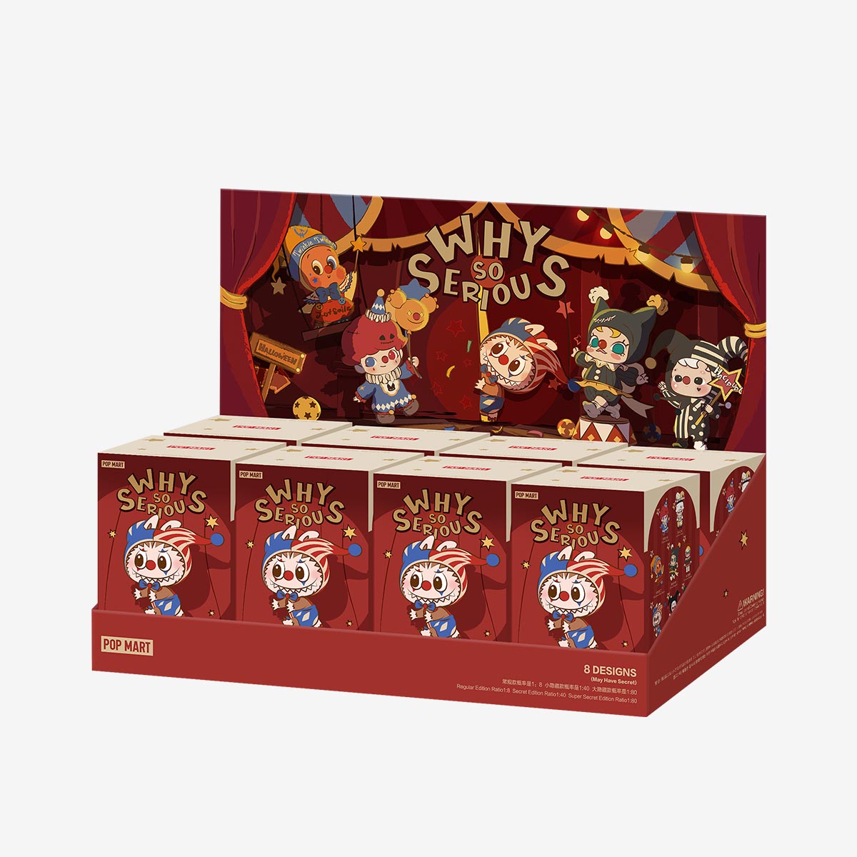 WHY SO SERIOUS Series-Vinyl Plush Pendant Blind Box