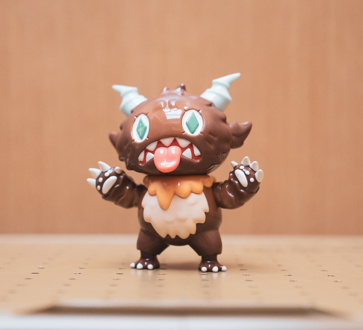 Bobray Boo Ver. by ODOM, a 12cm vinyl toy figurine resembling a monster, part of Strangecat Toys' unique art toy collection.