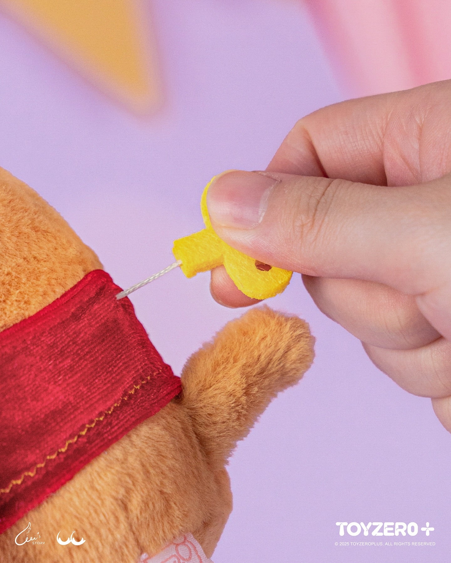 LuLu the Piggy LuLuLand - Naughty Monkey Lu Plush Keychain