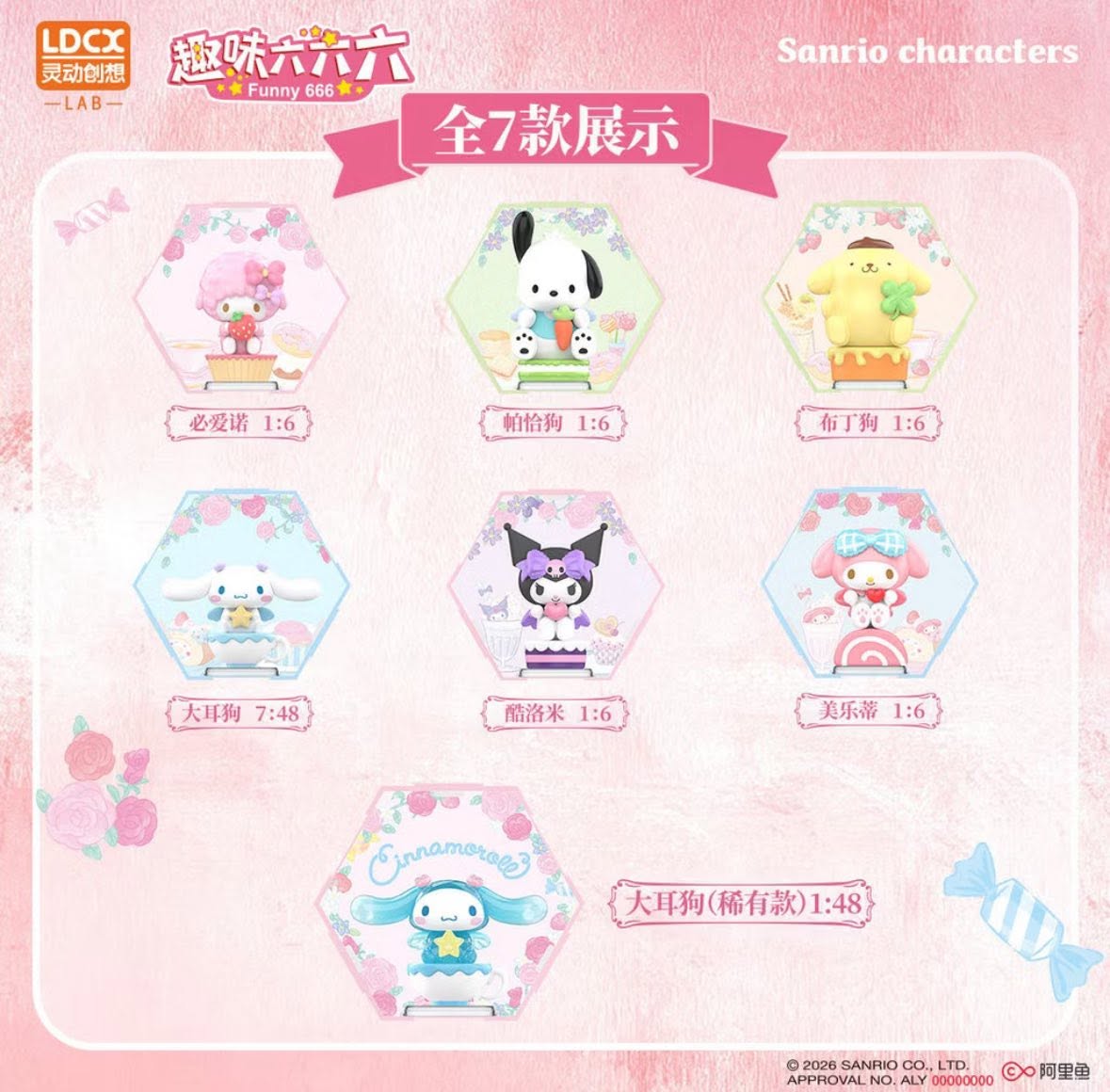 Sanrio Fun 666 Vol.1 – Flower House Sweet Retreat Blind Box