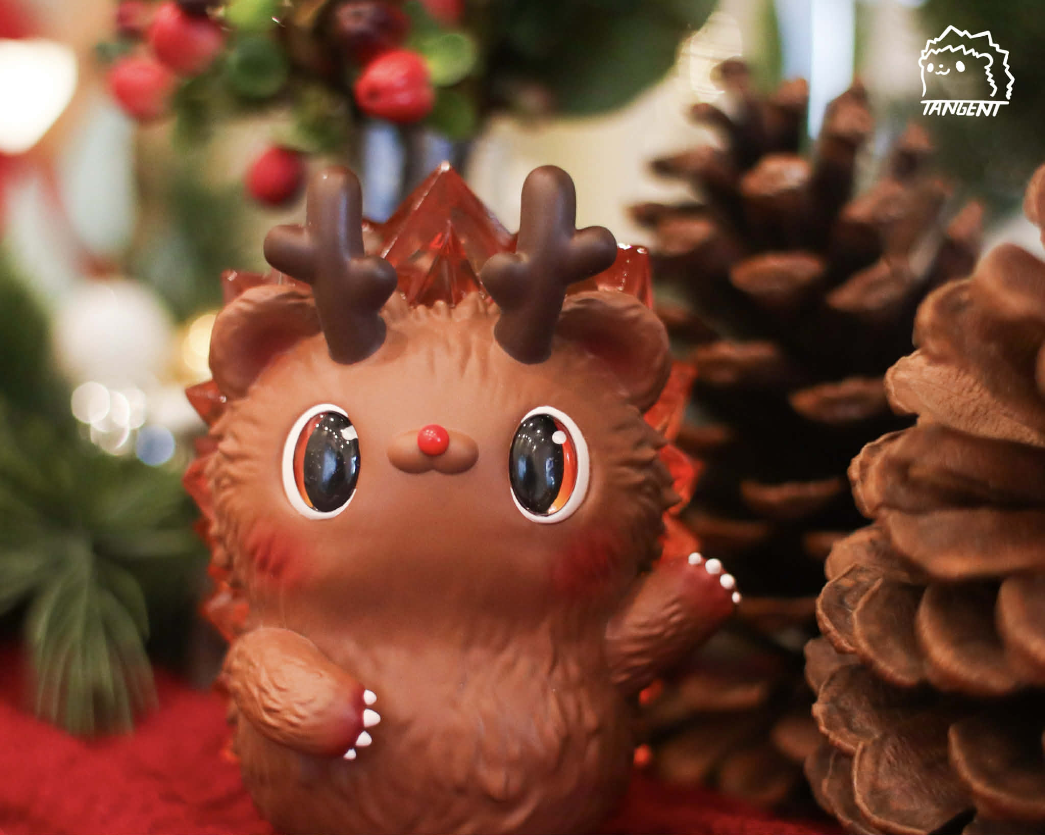 Fluffy Hogkey Reindeer by Tangent Toy