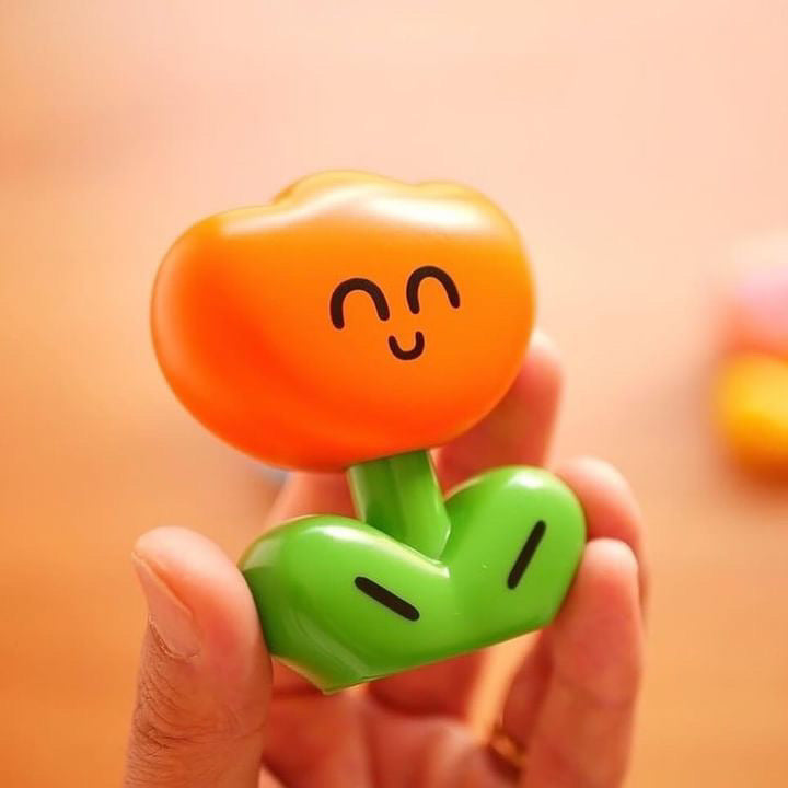 Hand holding a Japanese Sofubi toy, Rodriguez Original by OHIGE no PON, showcasing detailed craftsmanship.