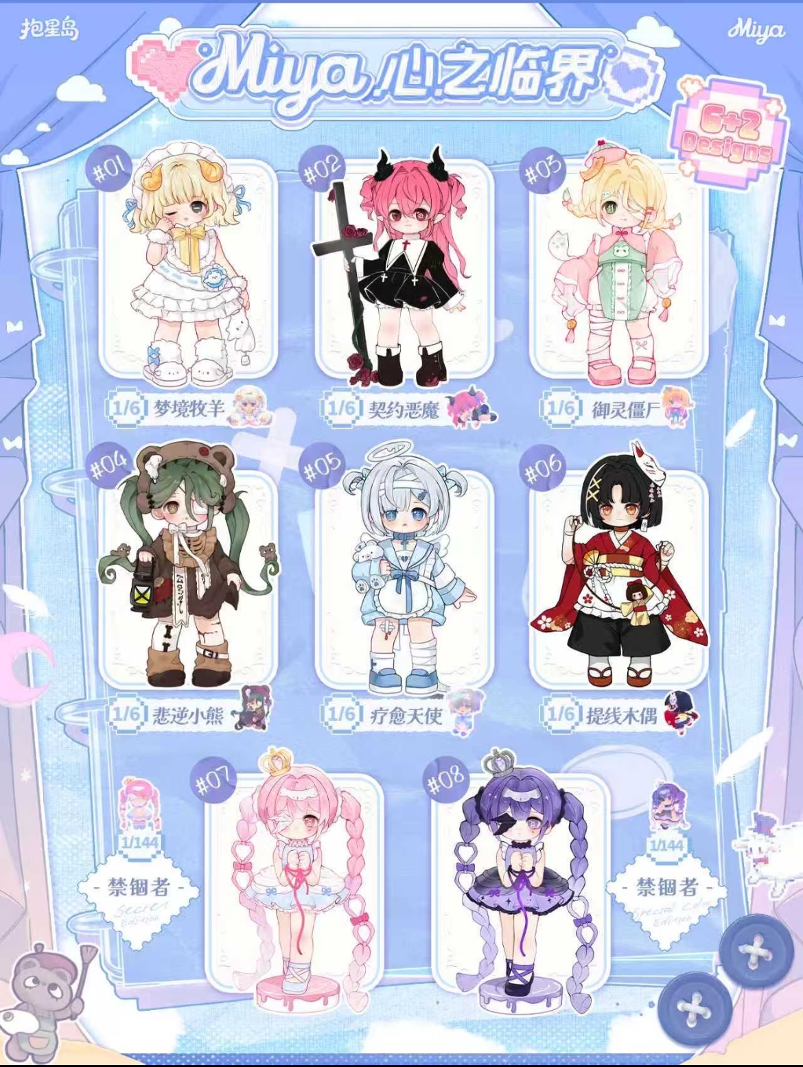MIYA Heart's Critical Point Series Figure Blind Box