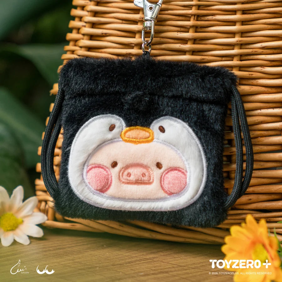 LuLu the Piggy Animal Party Vol. 2 - Mini Drawstring Plush Earphone Bag Keychain Blind Box