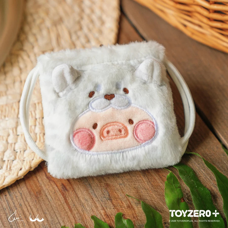 LuLu the Piggy Animal Party Vol. 2 - Mini Drawstring Plush Earphone Bag Keychain Blind Box