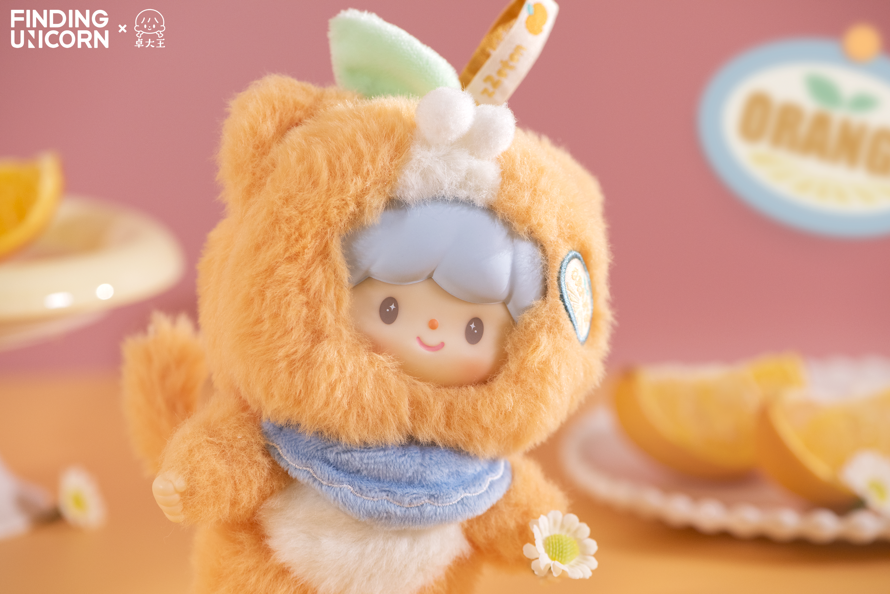 zZoton Cat Fruit Basket Blind Box Plush Series