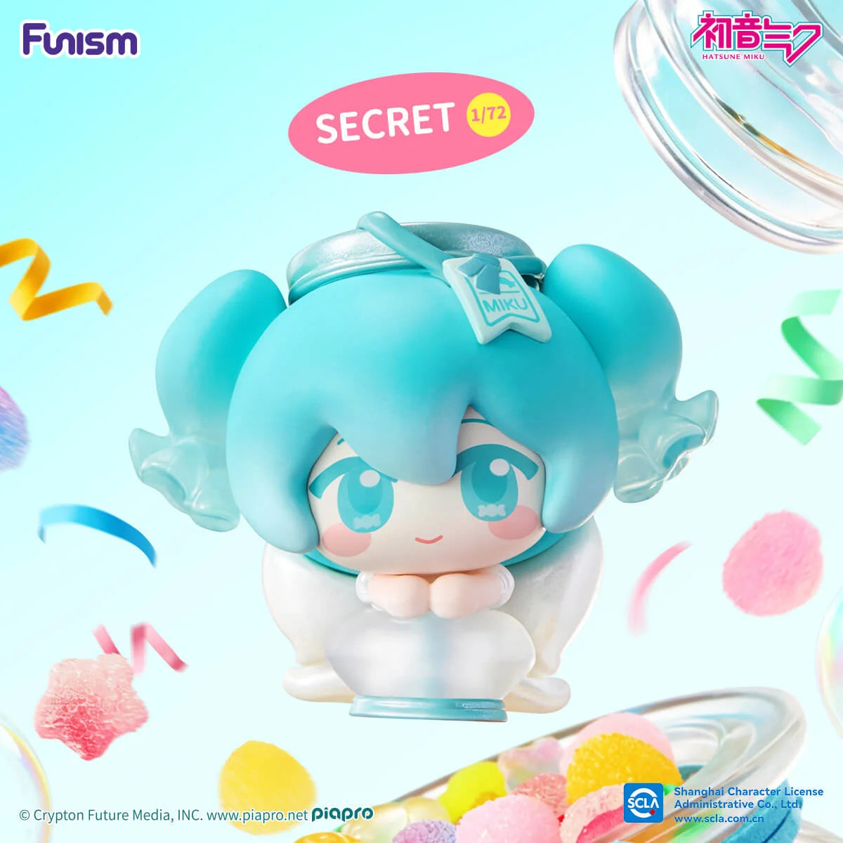 Hatsune Miku Fruit Candy Theme Qface Blind Box