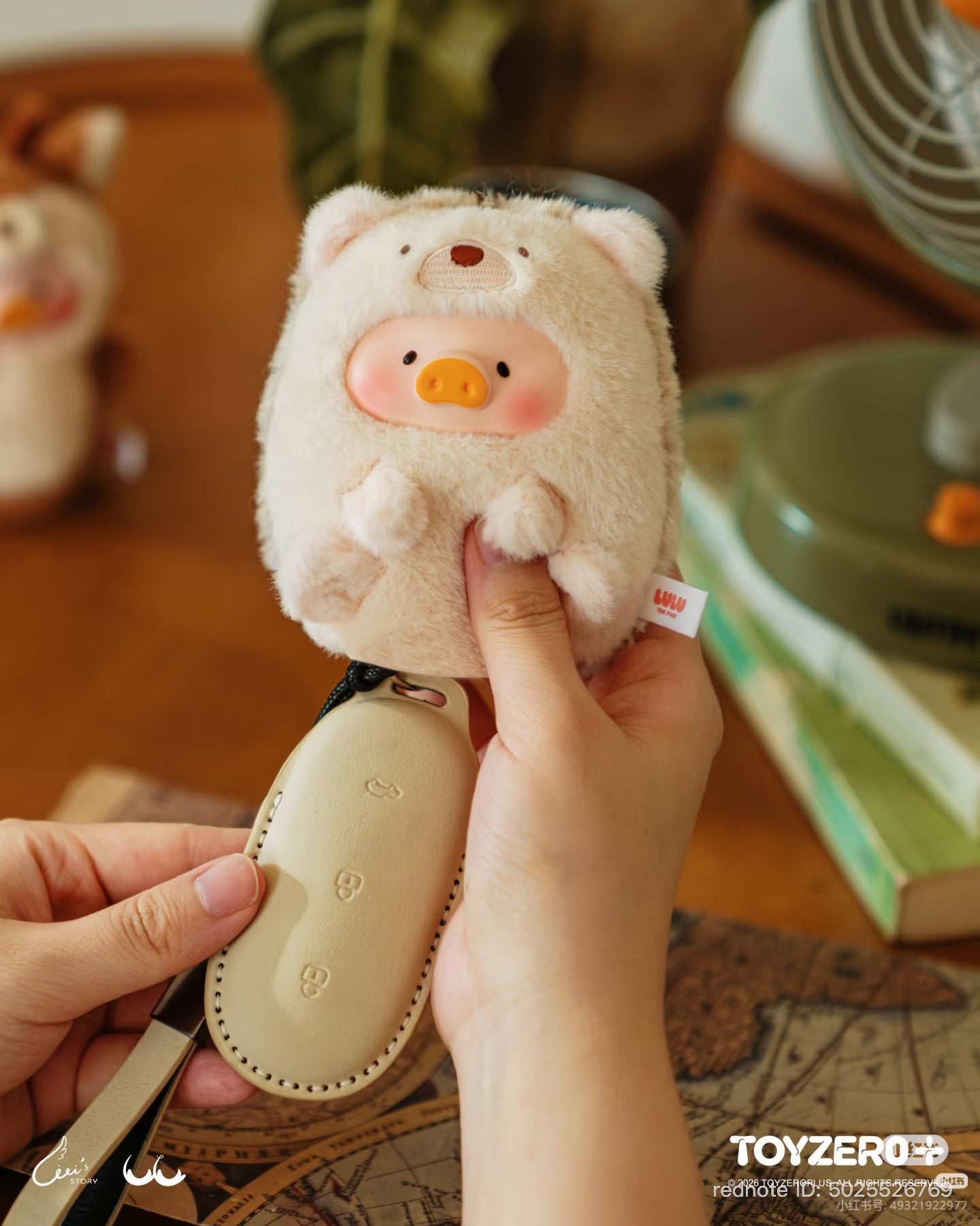 LuLu the Piggy Animal Party Vol. 2 - Cutest Butler PVC Face Plush Key Cover Keychain Blind Box