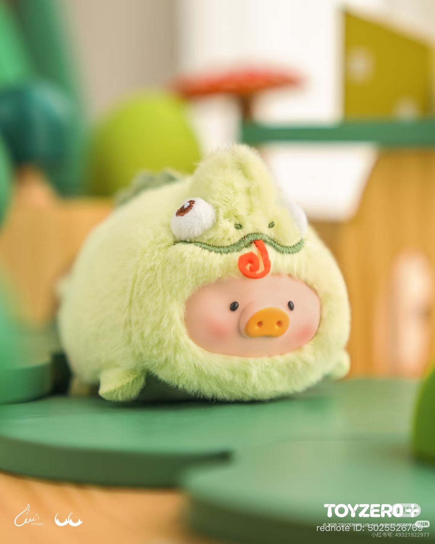 LuLu the Piggy Animal Party Vol. 2 - Stick together PVC Face Plush Keychain Blind Box