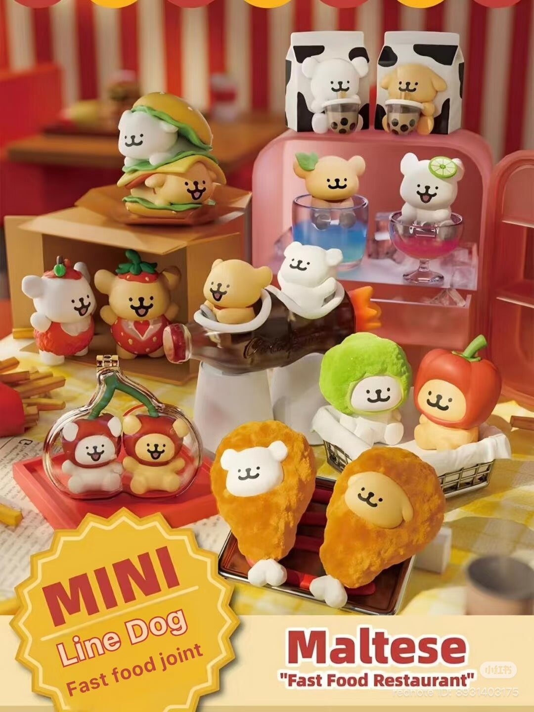 Maltese “Fast Food Shop” Series Mini Figure Blind Box