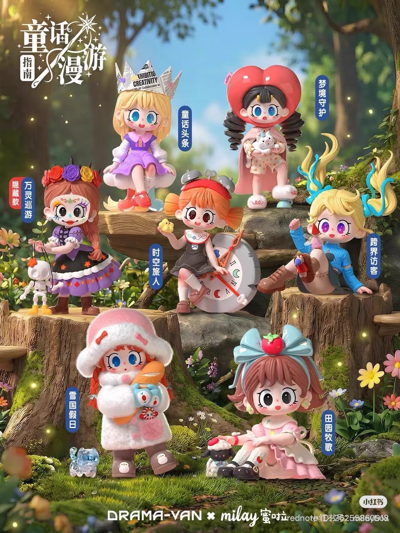 Milay Fairytale Travel Guide Series Blind Box