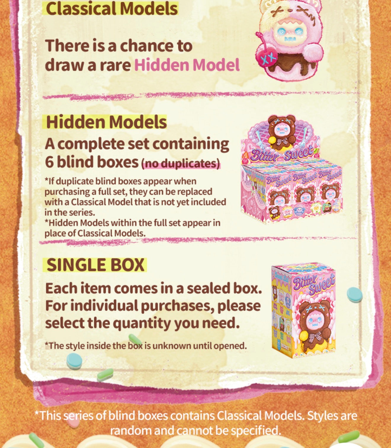 ShinWoo Bitter Sweet Plush Blind Box