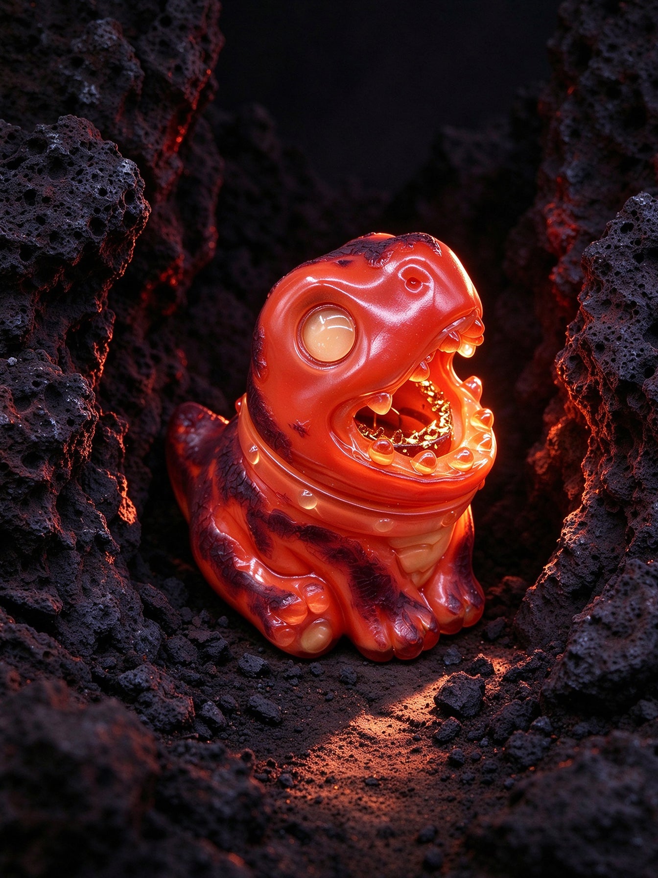 Lava Dino Cat by HOTRU - Preorder