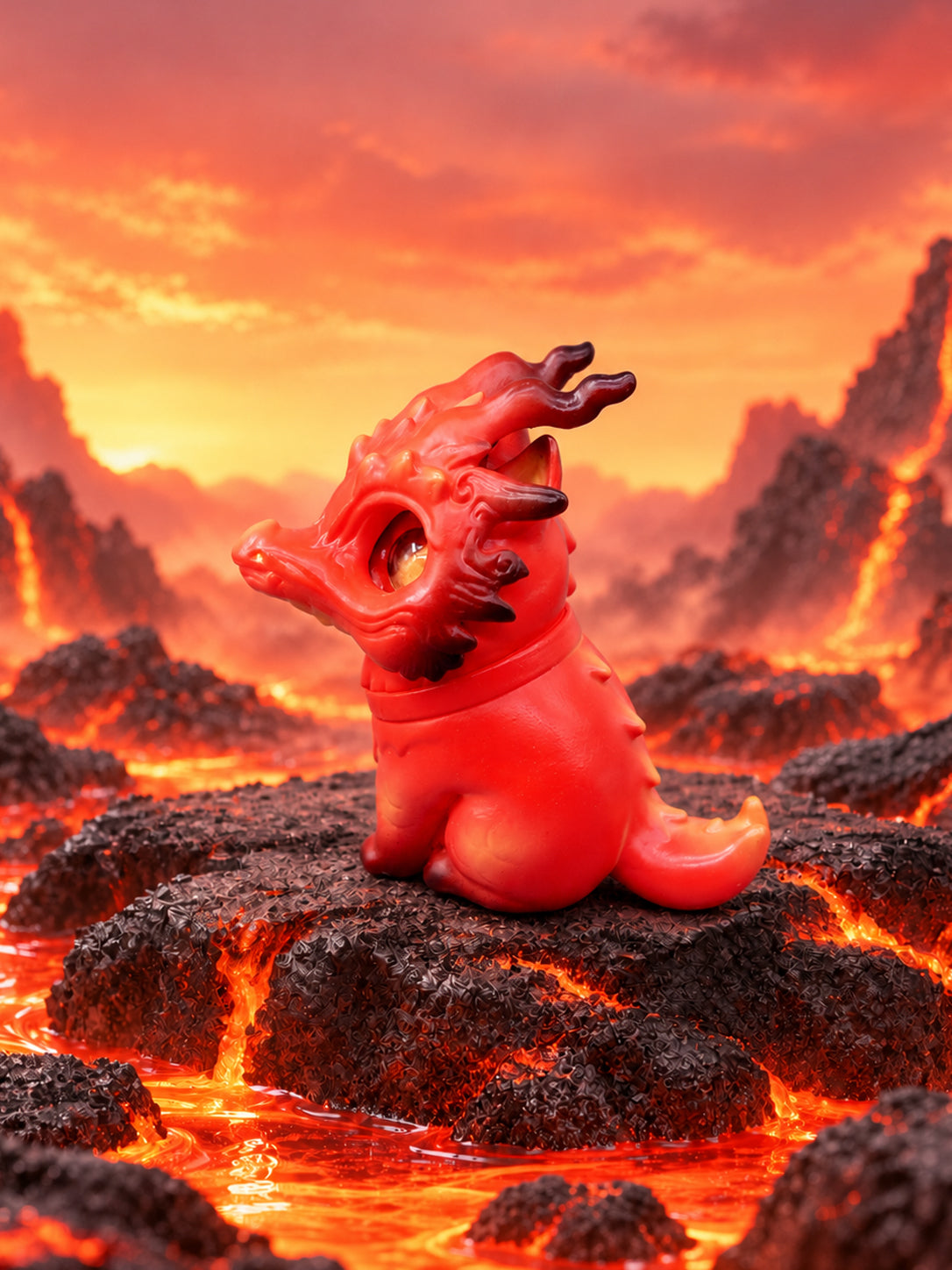 Lava Loong Cat by HOTRU - Preorder