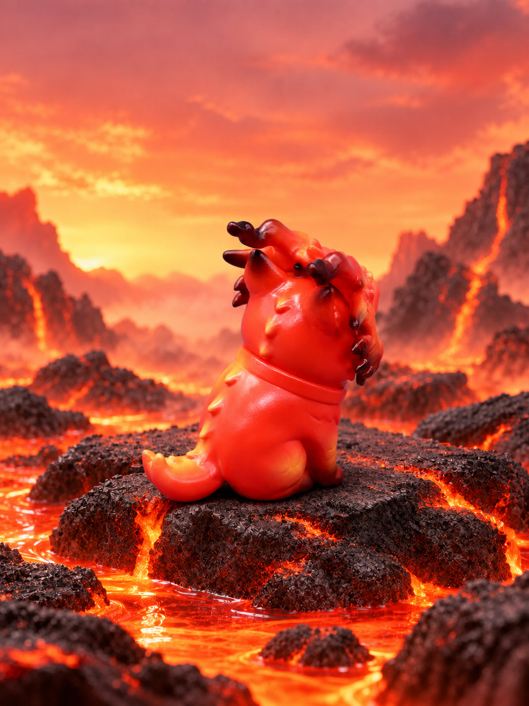 Lava Loong Cat by HOTRU - Preorder
