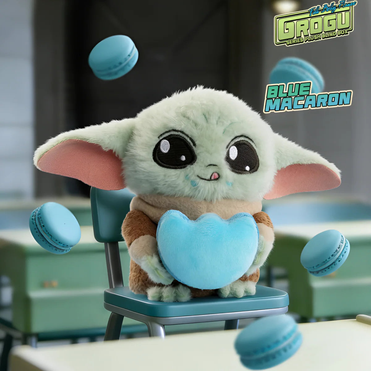 Grogu Chubby Planet Series Plush Keychain Blind Box