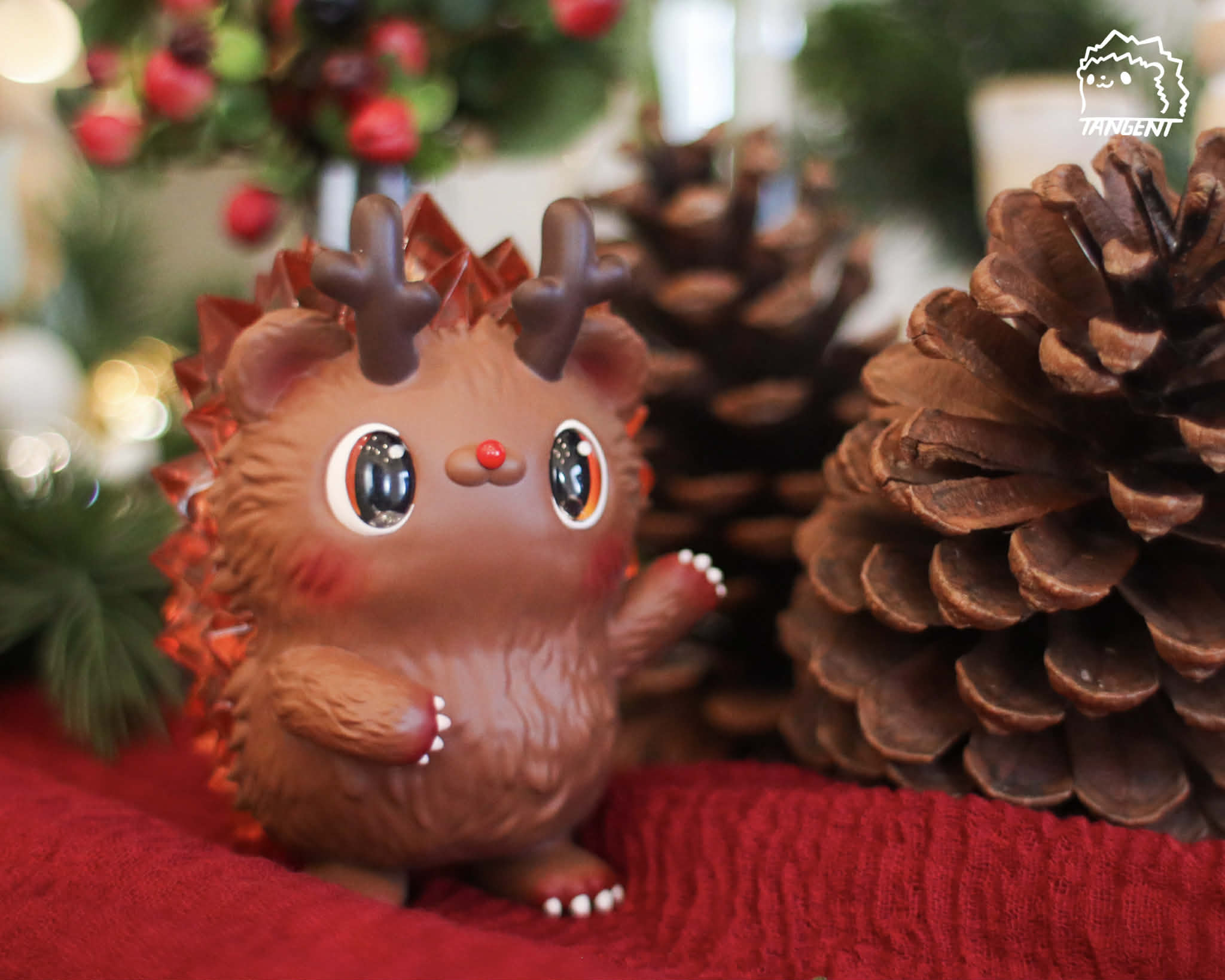 Fluffy Hogkey Reindeer by Tangent Toy