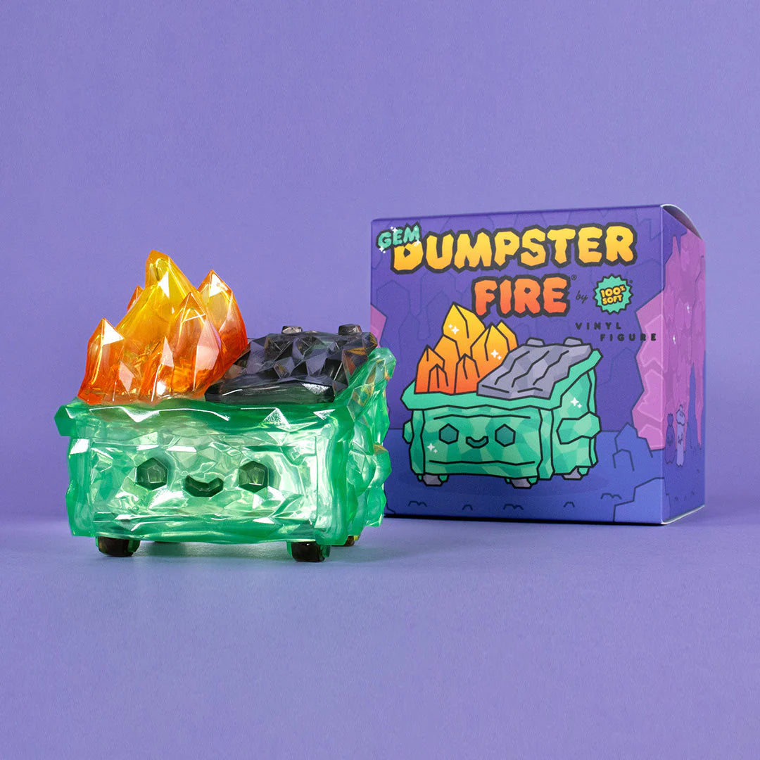 Gem Dumpster Fire Vinyl Figure