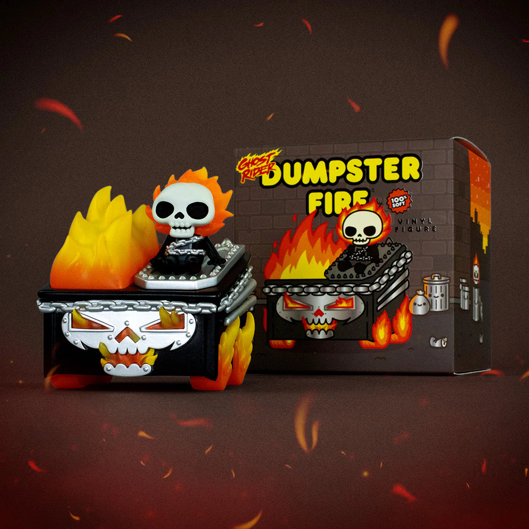 Ghost Rider Dumpster Fire Vinyl Figure