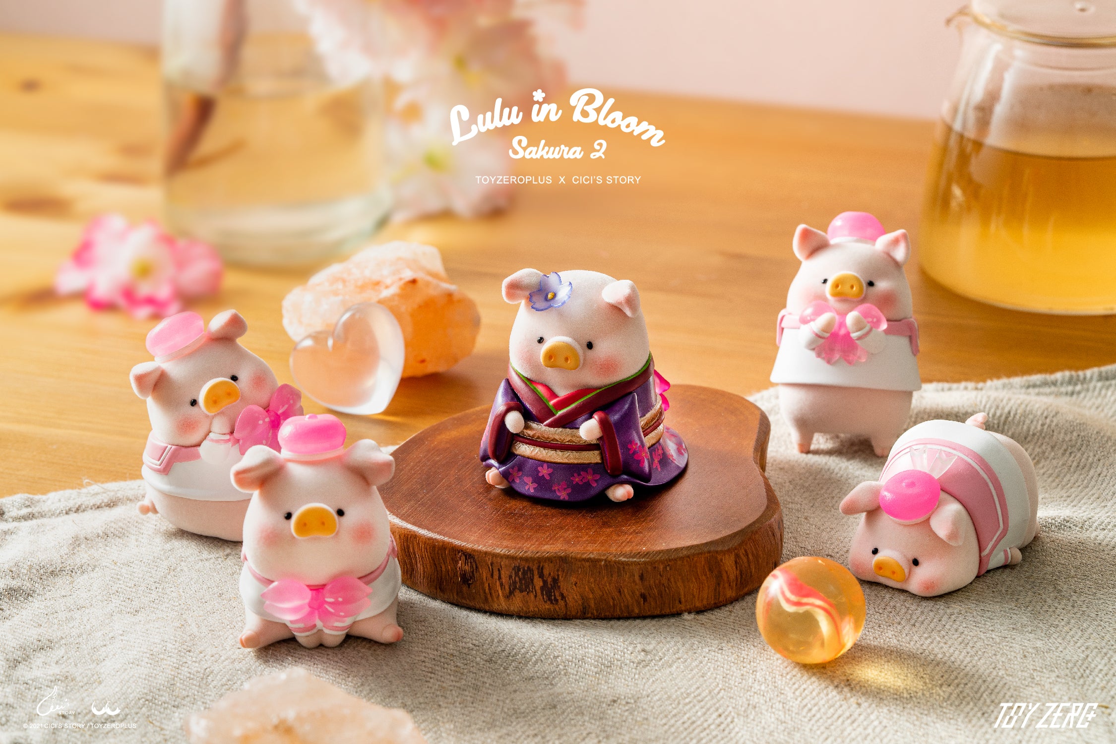 LULU the piggy - Sakura Series 2 Blind Box by Cici’s Story