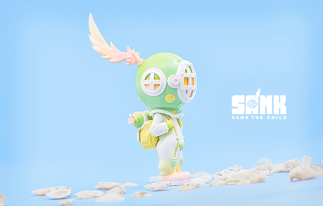 On the Way Series The Diver-Green by Sank Toys
