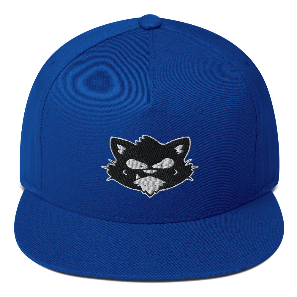Strangecat Logo Flat Bill Cap